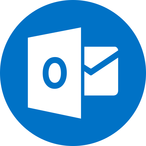 Circle, email, mail, outlook, round icon icon